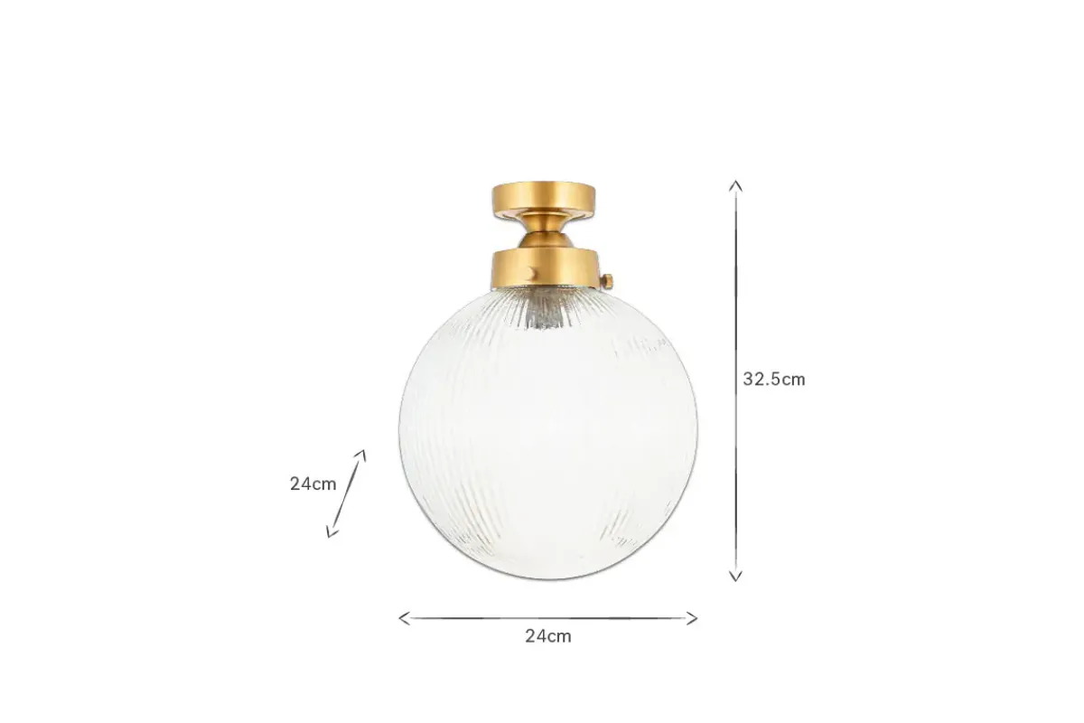 Bathroom Lights|Pendant Lighting^Nkuku Konnie Bathroom Ceiling Light - Clear