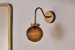 Bathroom Lights|Wall Lights^Nkuku Konnie Bathroom Wall Light - Amber