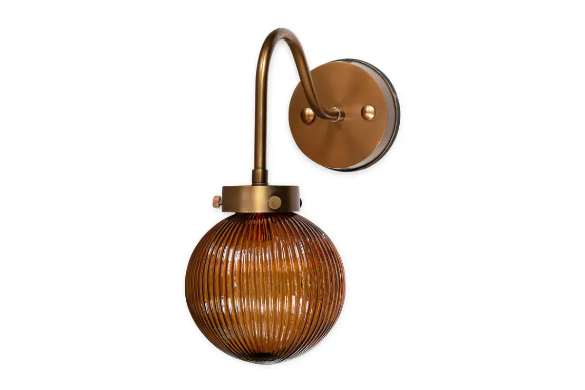 Bathroom Lights|Wall Lights^Nkuku Konnie Bathroom Wall Light - Amber