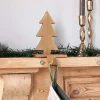 New Christmas|Bright Christmas^Nkuku Kotta Stocking Tree Holder - Antique Brass