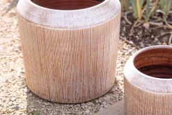 Garden Planters|Garden Décor^Nkuku Kubo Ceramic Planter - Terracotta