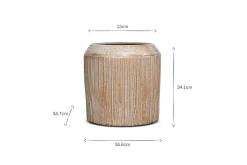 Garden Planters|Garden Décor^Nkuku Kubo Ceramic Planter - Terracotta