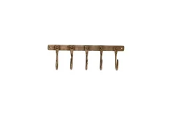 Hooks & Rails|Hooks & Rails^Nkuku Kuna Iron Hooks - Antique Brass