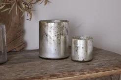 Christmas Table^Nkuku Kunjari Tealight Holders - Rustic Gold