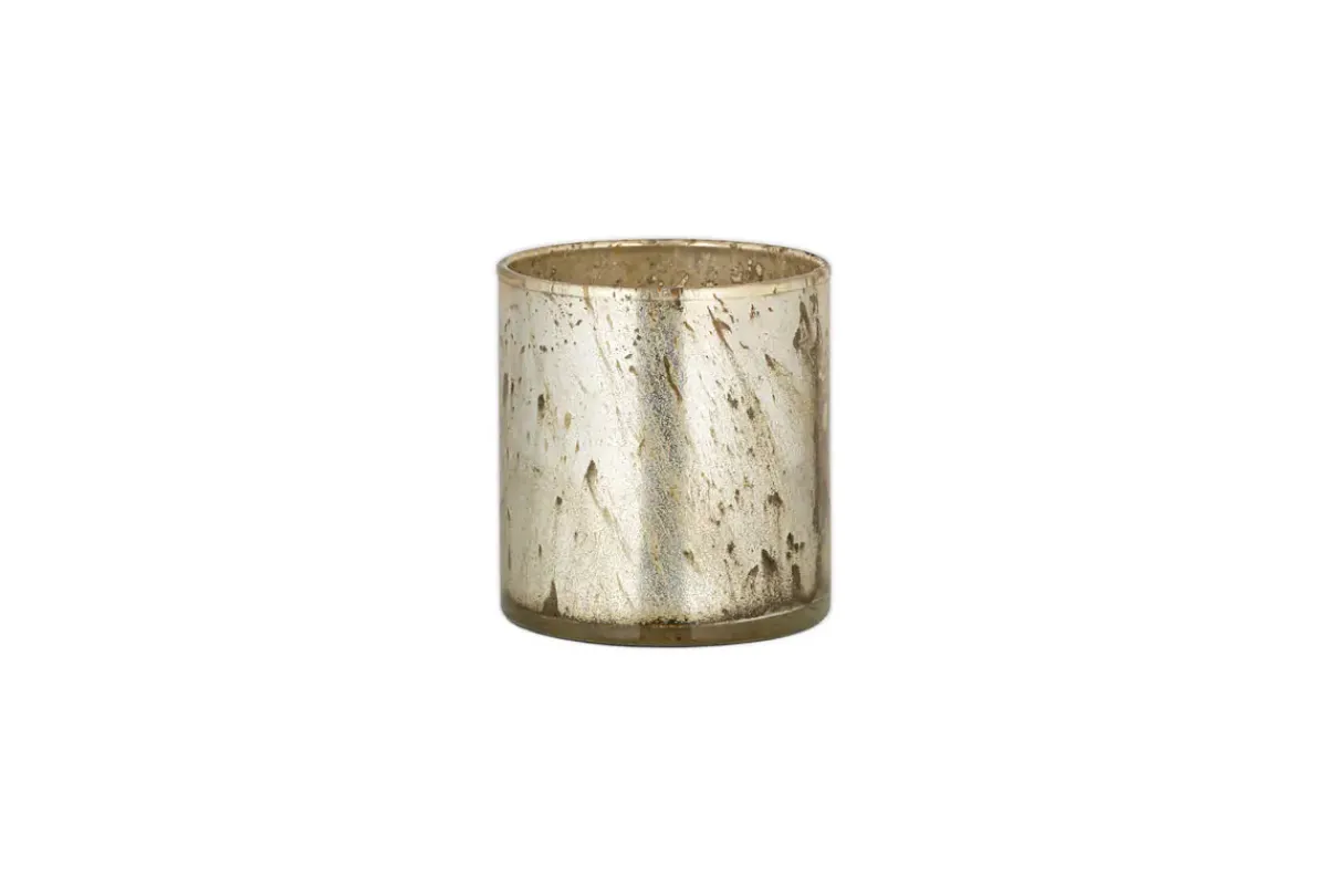 Christmas Table^Nkuku Kunjari Tealight Holders - Rustic Gold