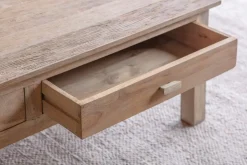 Living|Coffee Tables^Nkuku Laali Grooved Mango Wood  Coffee Table - Natural