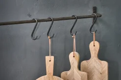 Bathroom Accessories|Hooks & Rails^Nkuku Laila Iron S-Hooks - Iron - (Set of 4)