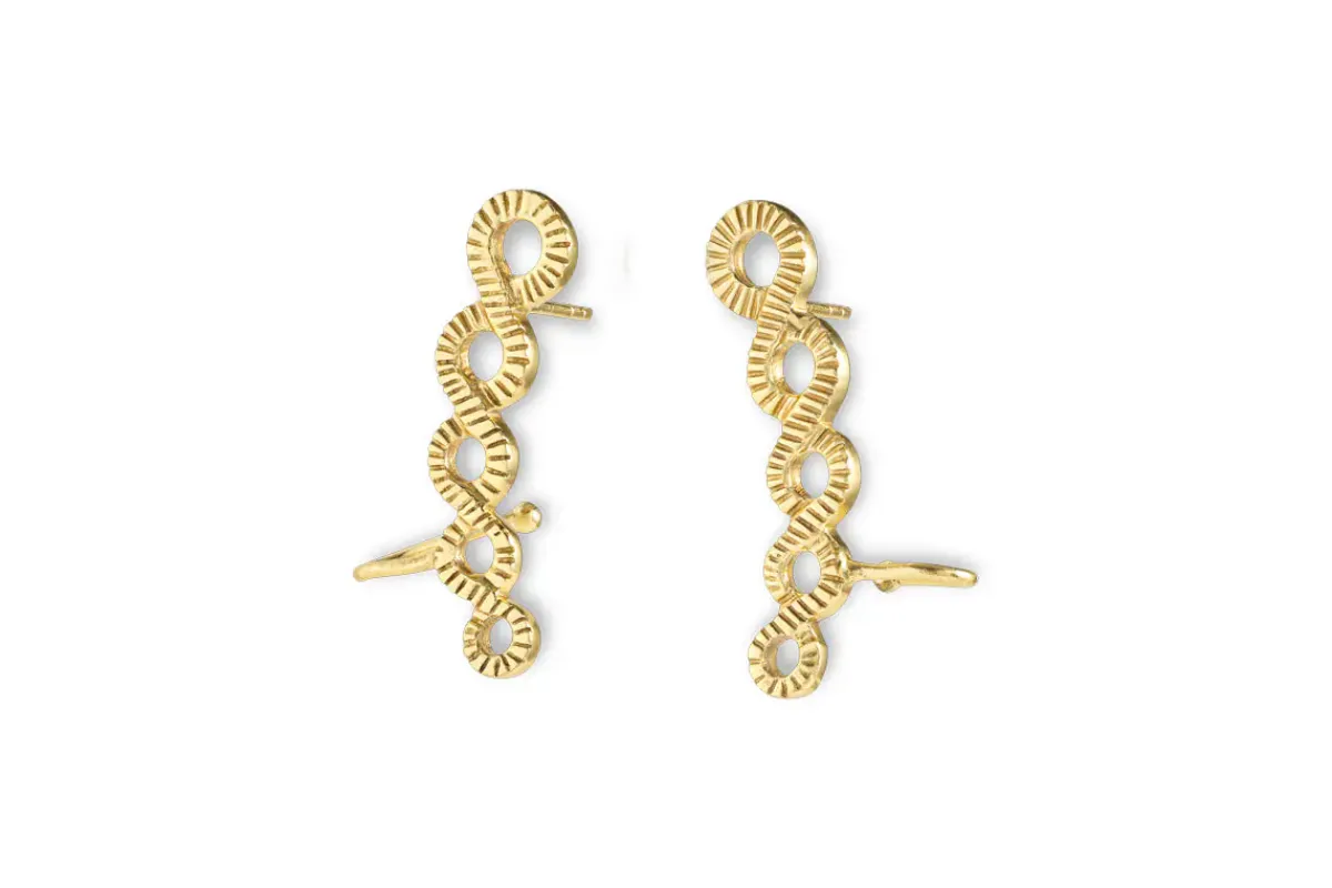 Jewellery & Jewellery Boxes|Jewellery^Nkuku Lalia Ear Climber - Gold