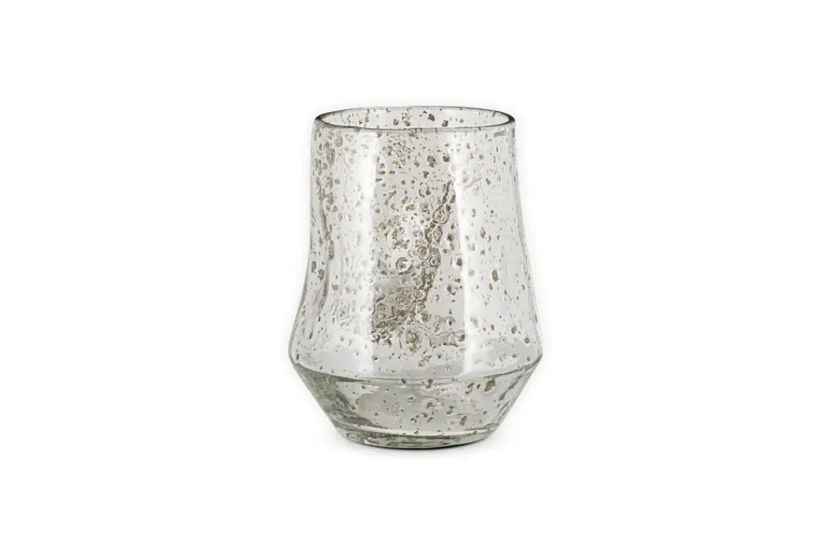 Decorative Home Accessories|Candle Holders^Nkuku Linora Recycled Glass Tealight Holder - Clear