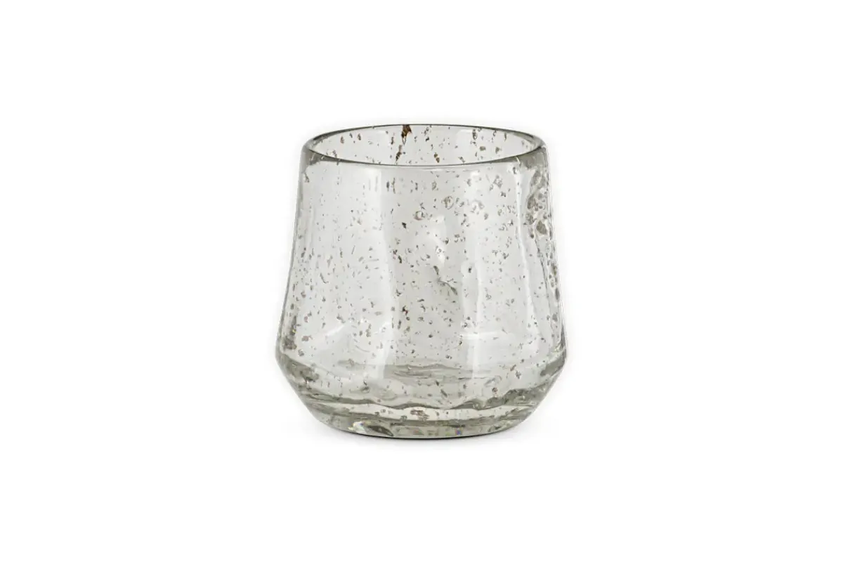 Decorative Home Accessories|Candle Holders^Nkuku Linora Recycled Glass Tealight Holder - Clear