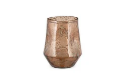 Decorative Home Accessories|Candle Holders^Nkuku Linora Recycled Glass Tealight Holder - Terracotta