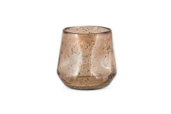 Decorative Home Accessories|Candle Holders^Nkuku Linora Recycled Glass Tealight Holder - Terracotta