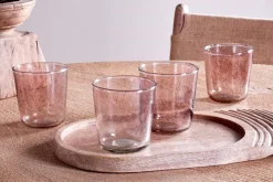 Entertaining Glasses|Everyday Glassware^Nkuku Llanera Tumbler - Plum - (Set of 4)