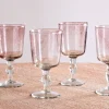 Entertaining Glasses|Wine & Champagne Glasses^Nkuku Llanera Wine Glass - Plum - (Set of 4)