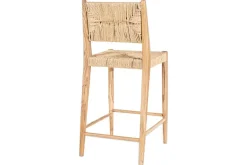 Kitchen & Dining|Bar Stools & Bar Chairs^Nkuku Lohanda Acacia & Munja Grass Counter Chair - Natural