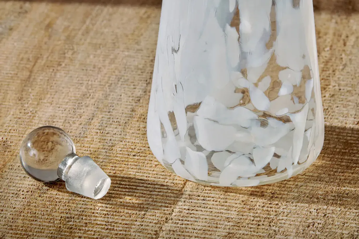 Barware|Decanters^Nkuku Lohara Decanter - White