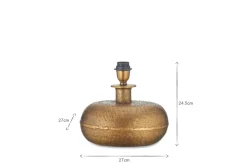 Table Lamps^Nkuku Lumbu Lamp - Antique Brass - Small