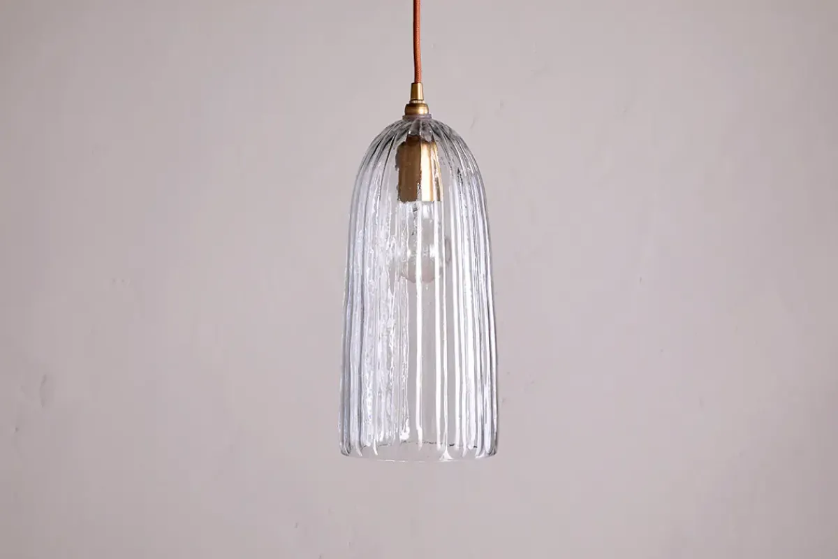 Pendant Lighting^Nkuku Lumina Recycled Glass Pendant - Clear