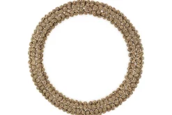 Wreaths & Garlands|New Christmas^Nkuku Madhi Wire Ball Wreath - Brass