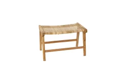 Hallway & Bootroom|Bedroom^Nkuku Madrisana Acacia & Rattan Footstool
