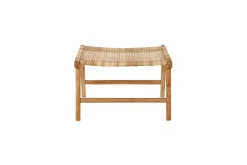 Hallway & Bootroom|Bedroom^Nkuku Madrisana Acacia & Rattan Footstool