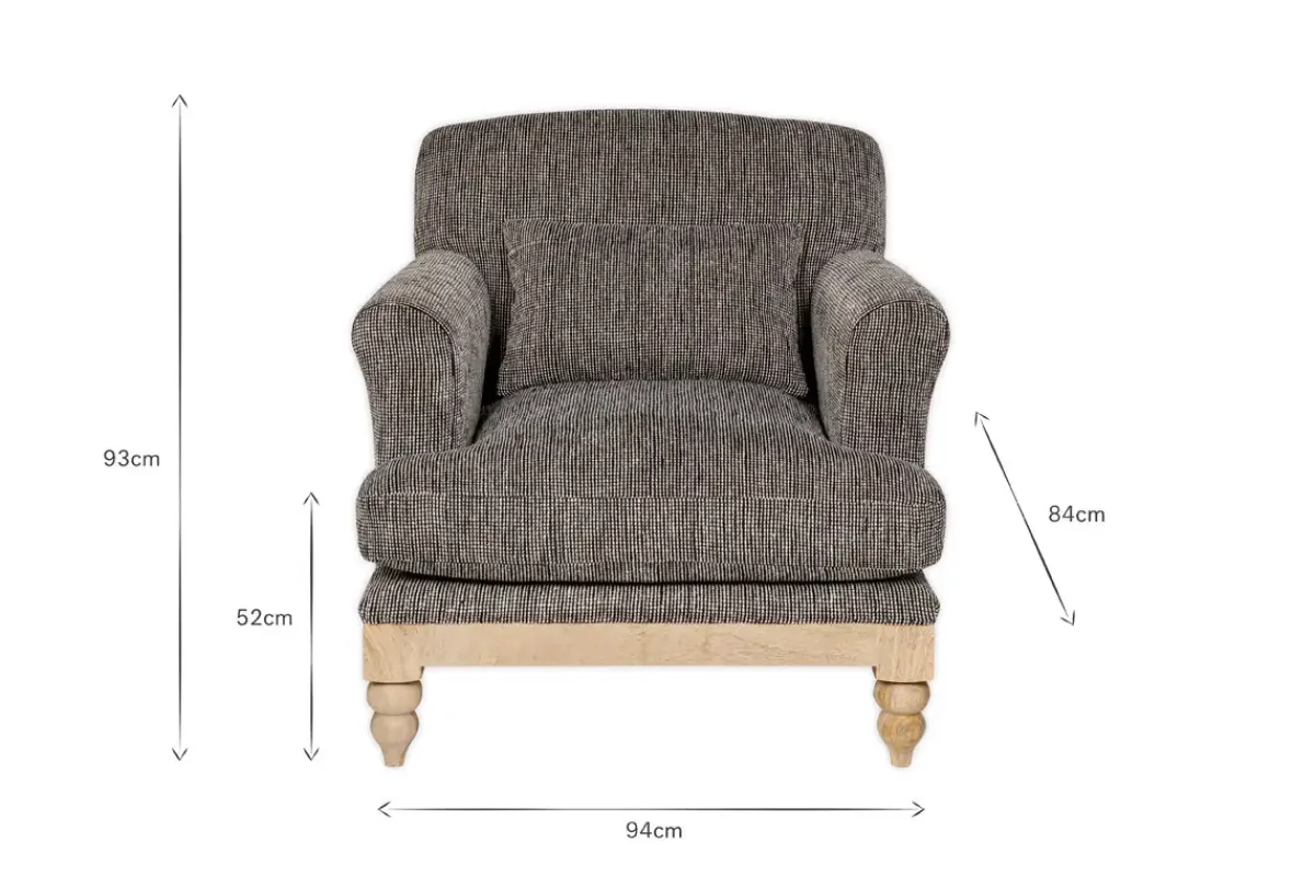 Living|Armchairs^Nkuku Maganda Cotton Armchair - Charcoal