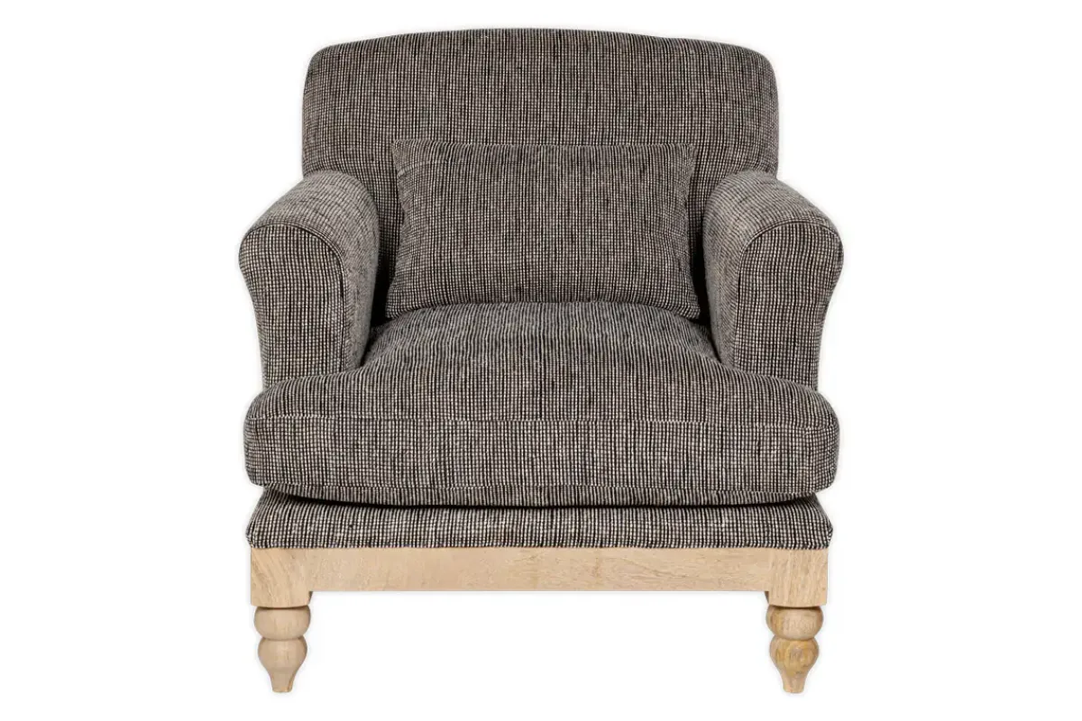 Living|Armchairs^Nkuku Maganda Cotton Armchair - Charcoal