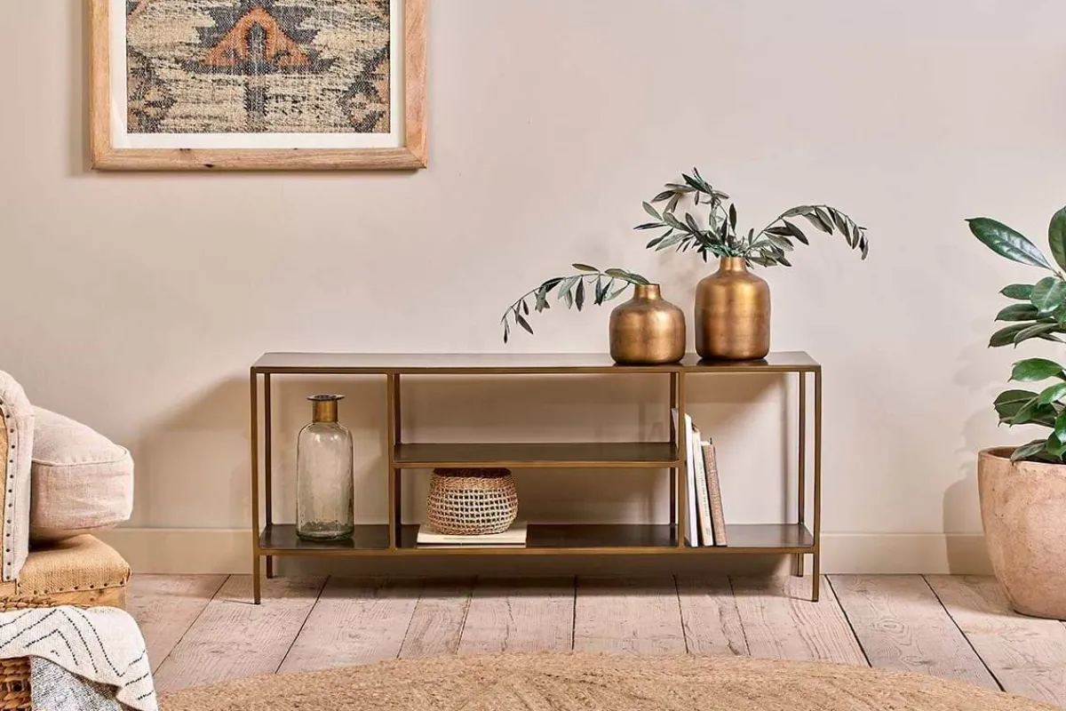 Home Office|Hallway & Bootroom^Nkuku Mahi Media Standing Shelf