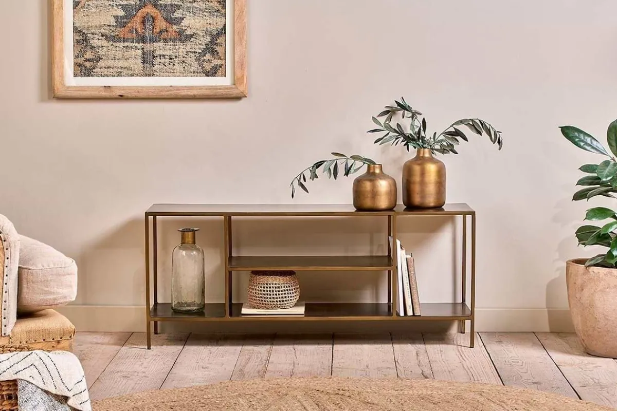 Home Office|Hallway & Bootroom^Nkuku Mahi Media Standing Shelf