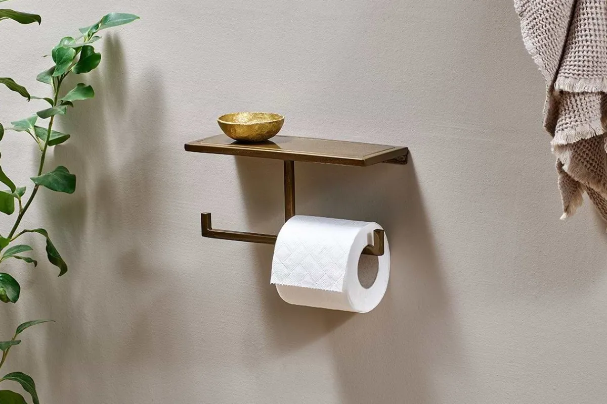 Bathroom Accessories^Nkuku Mahi Wall Mounted Toilet Roll Holder