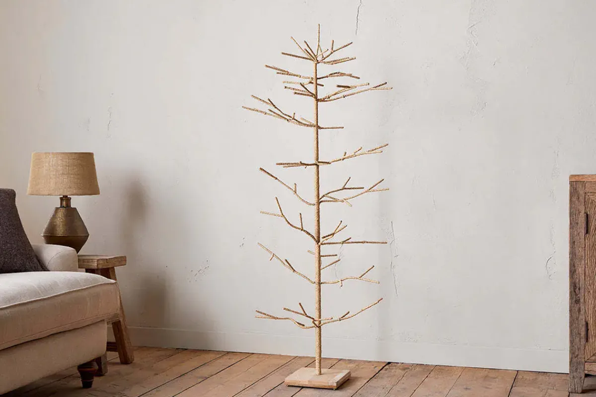 New Christmas|Shades Of Nature^Nkuku Mala Base Jute Tree - Natural