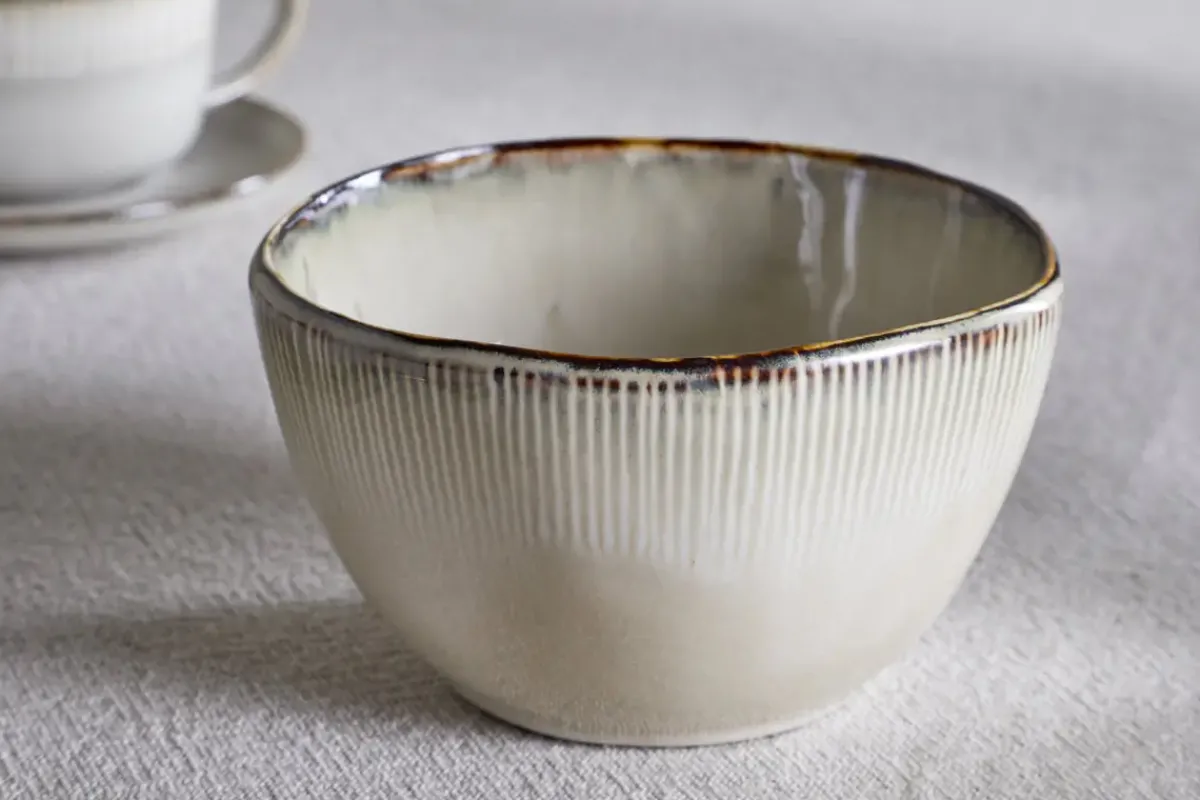 Breakfast Accessories|Bowls^Nkuku Malia Breakfast Bowl - Cream