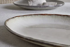 Trays & Platters^Nkuku Malia Large Oval Platter - Cream