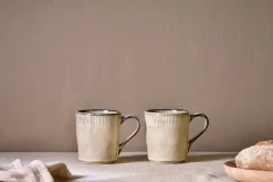 Mugs^Nkuku Malia Mug - Cream - (Set of 2)