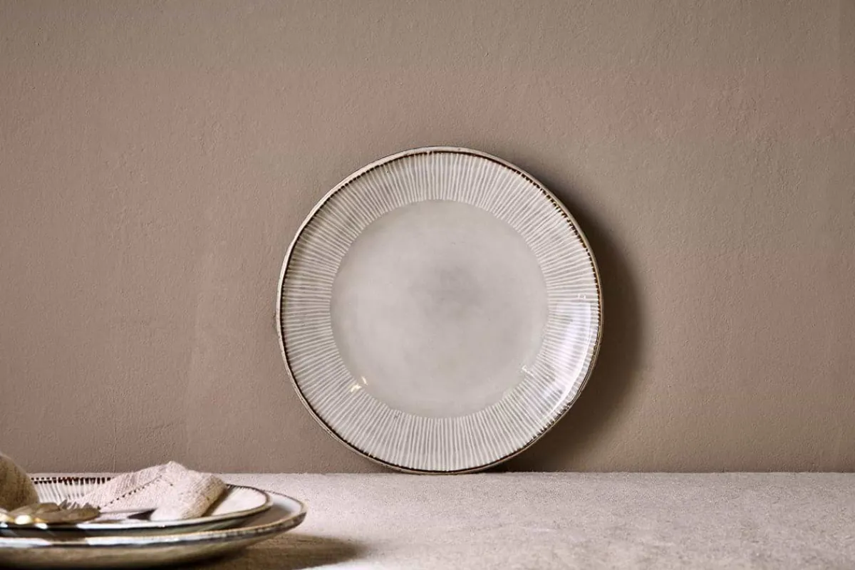 Plates^Nkuku Malia Side Plate - Cream