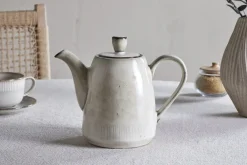 Breakfast Accessories|Teapots & Teacups^Nkuku Malia Teapot - Cream