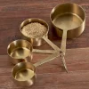 Cutlery|Cutlery^Nkuku Mane Measuring Cups - Brushed Gold