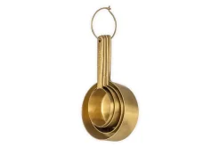 Cutlery|Cutlery^Nkuku Mane Measuring Cups - Brushed Gold