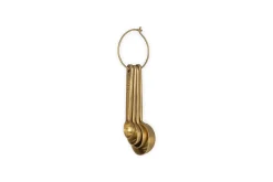 Cutlery|Cutlery^Nkuku Mane Measuring Spoons - Brushed Gold