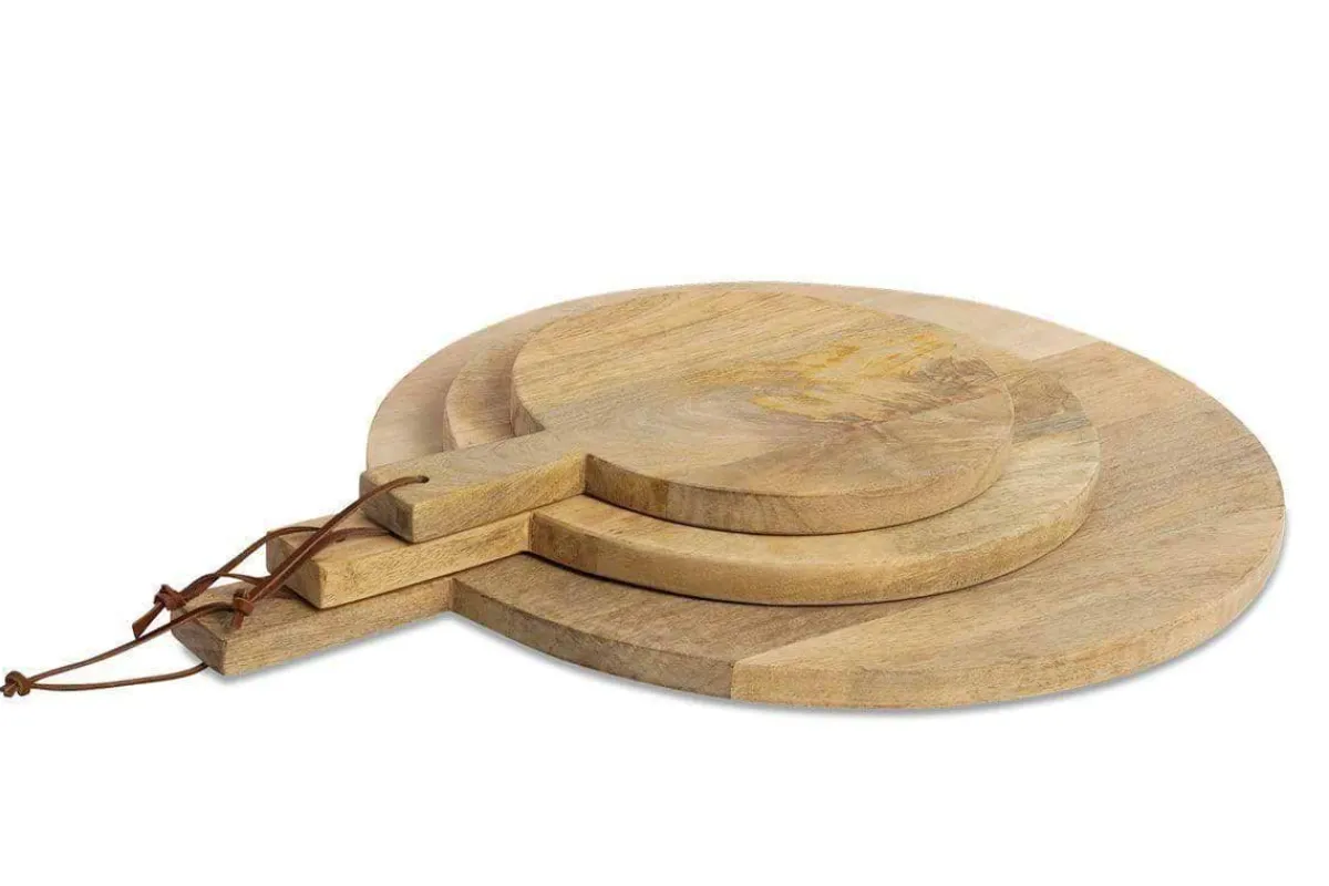 Chopping Boards^Nkuku Mango Wood Pizza Boards
