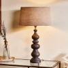 Table Lamps^Nkuku Manua Wood Table Lamp - Large