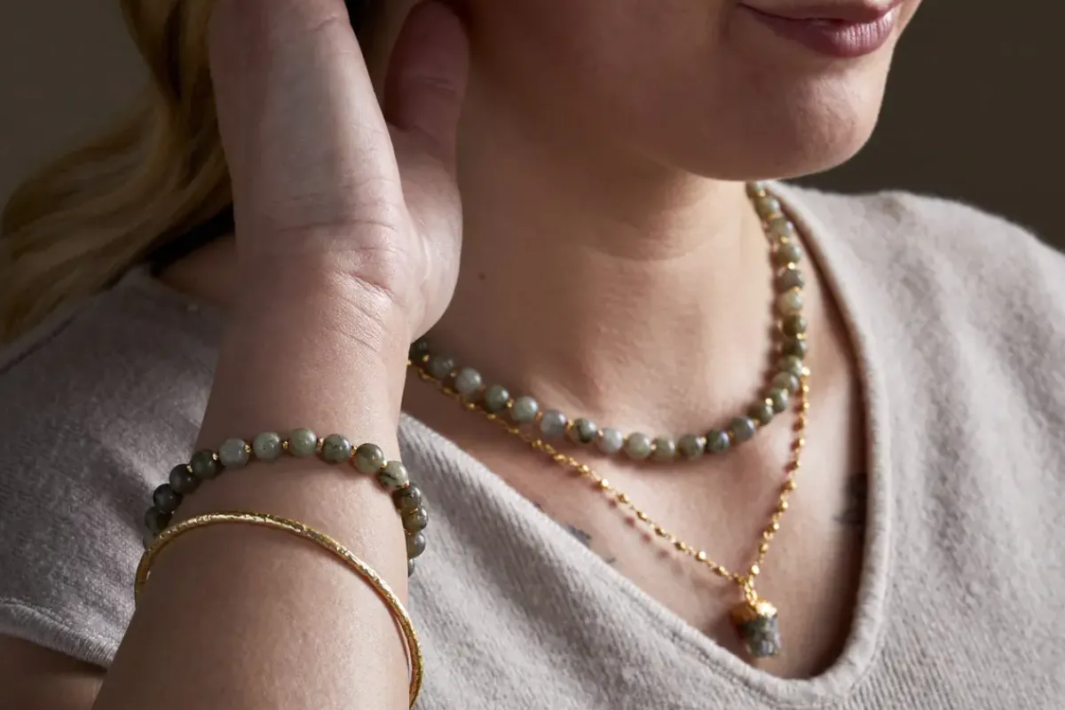 Jewellery & Jewellery Boxes|Jewellery^Nkuku Marai Bracelet - Labradorite