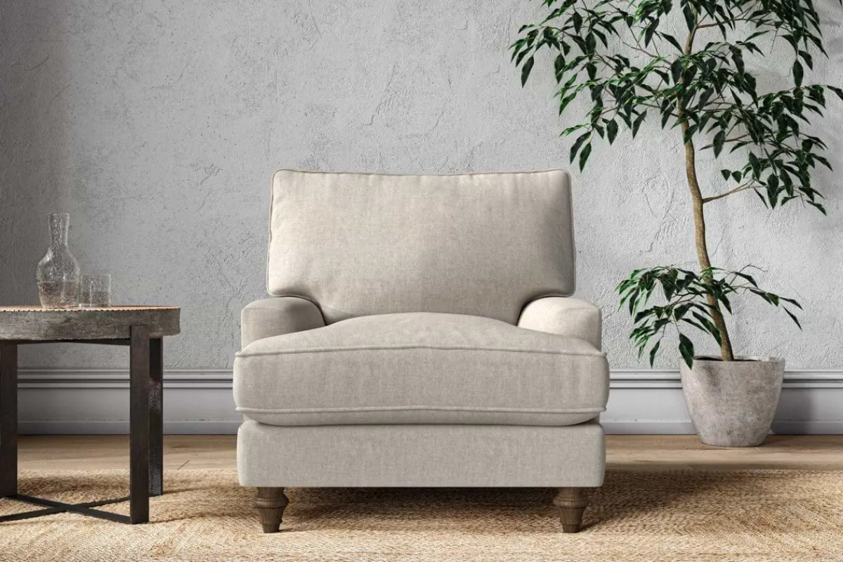 Made To Order Armchairs|Living^Nkuku Marri Armchair Brera Linen Natural