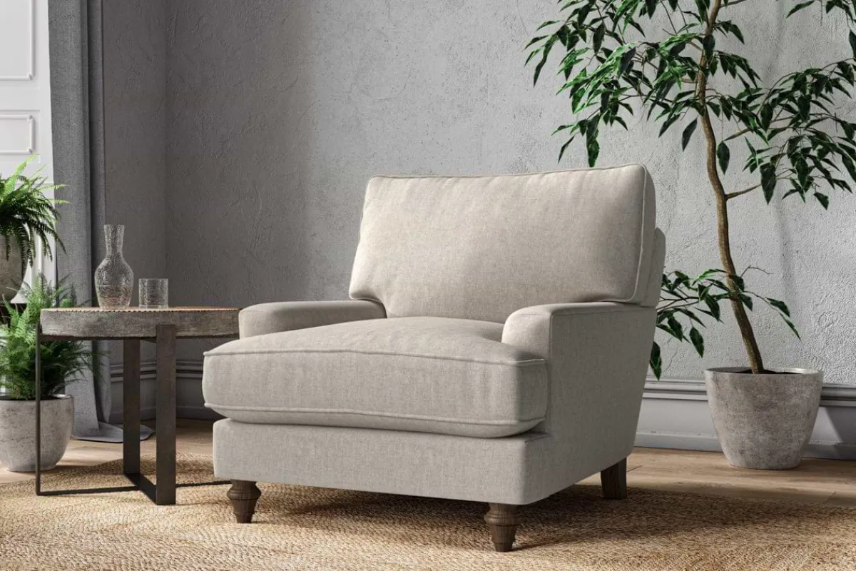 Made To Order Armchairs|Living^Nkuku Marri Armchair Brera Linen Natural