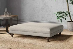 Made To Order Armchairs|Sofa Collections^Nkuku Marri Grand Footstool Brera Linen Natural