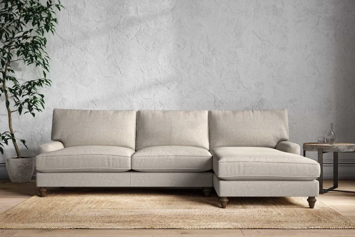Sofa Collections^Nkuku Marri Grand Right Hand Chaise Sofa Brera Linen Natural