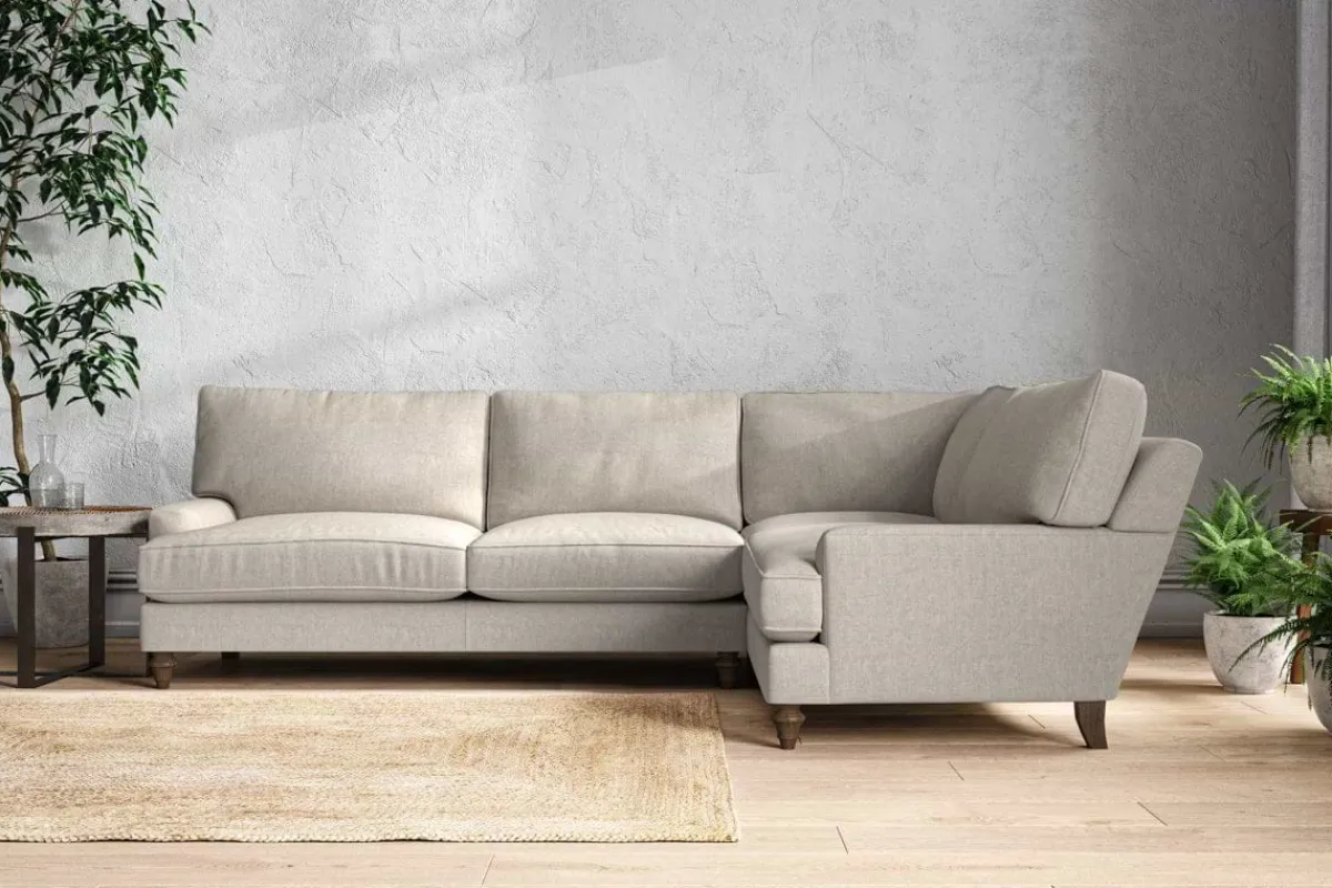 Corner Sofas|Sofa Collections^Nkuku Marri Grand Right Hand Corner Sofa Brera Linen Natural