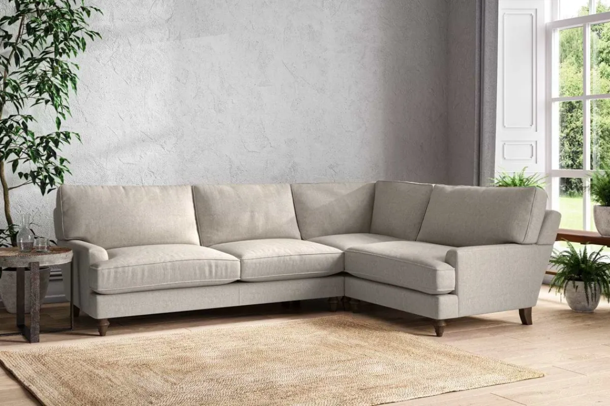 Corner Sofas|Sofa Collections^Nkuku Marri Grand Right Hand Corner Sofa Brera Linen Natural