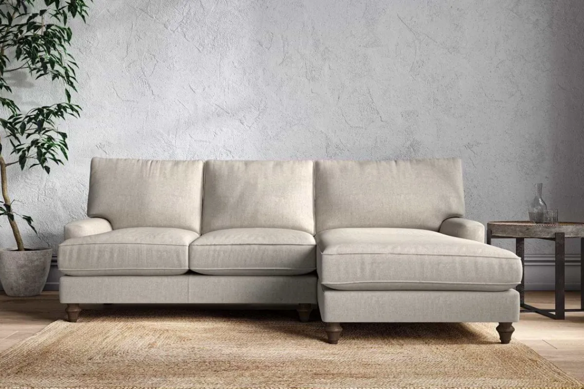 Sofa Collections^Nkuku Marri Large Right Hand Chaise Sofa Brera Linen Natural
