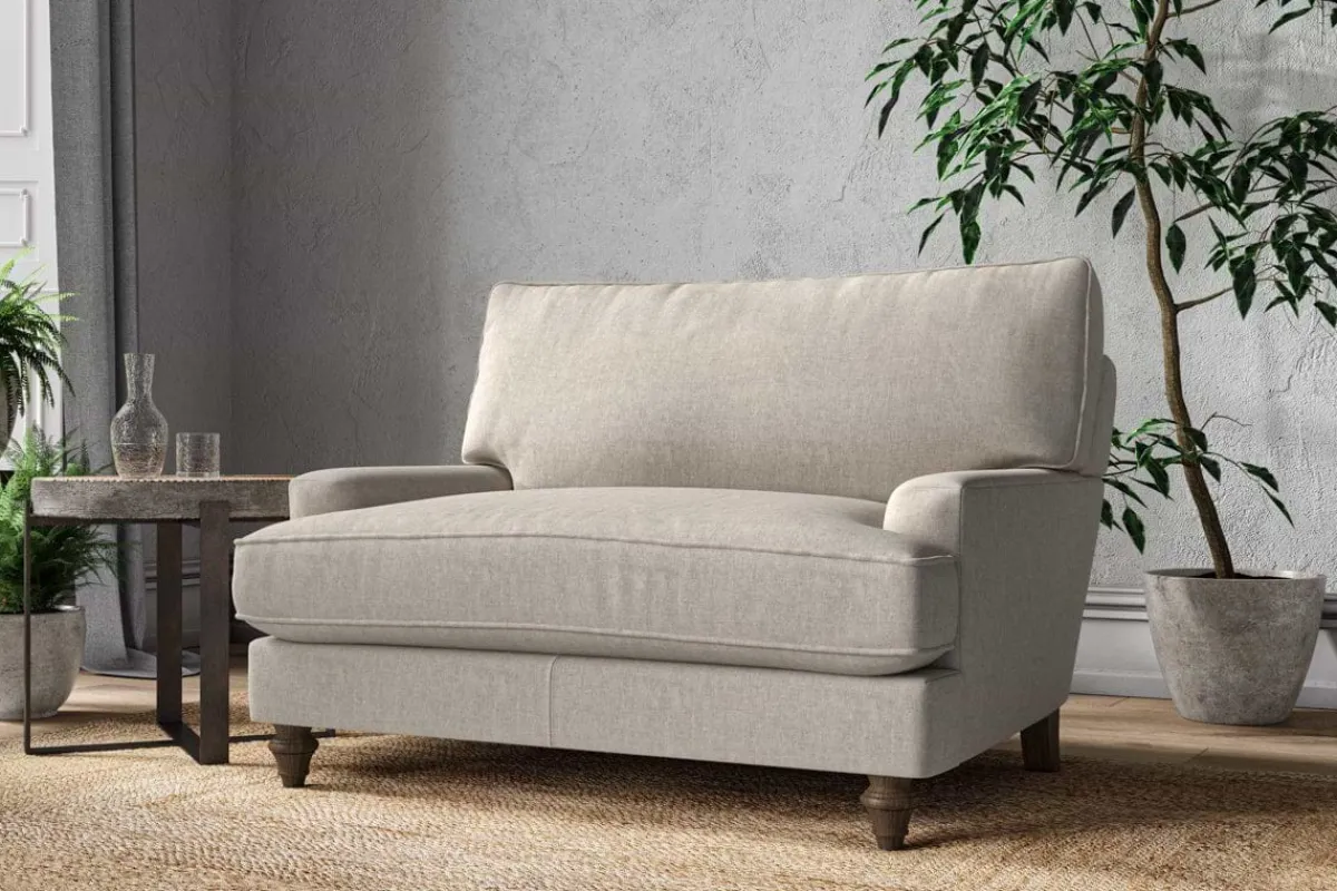 Made To Order Armchairs|Sofa Collections^Nkuku Marri Love Seat Brera Linen Natural